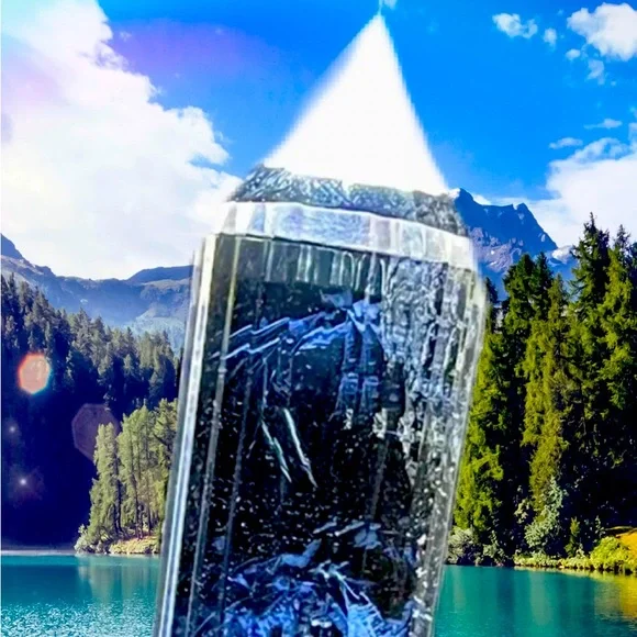 AMAZING 24 Sided Super large Vogel Style Clear Quartz Crystal Wand!!! Reiki ✅ - Picture 6 of 9